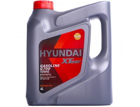 Масло моторное 5w40 4л HYUNDAI X Teer Gasoline G700 SN
