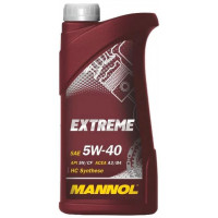Масло моторное 5w40 1л Mannol Extreme син