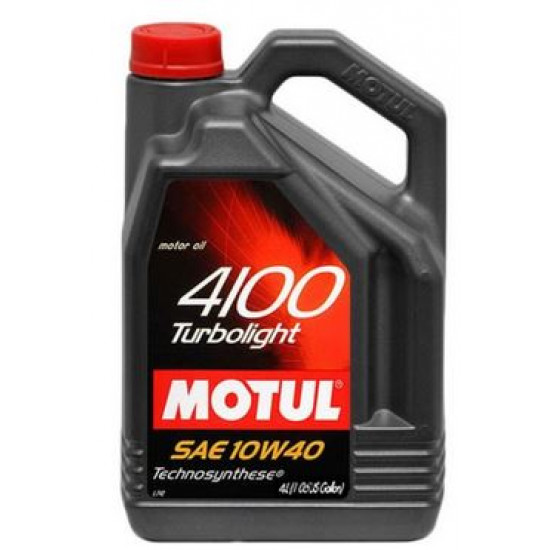 Масло моторное 10w40 4л MOTUL 4100 TURBOLIGHT п/с